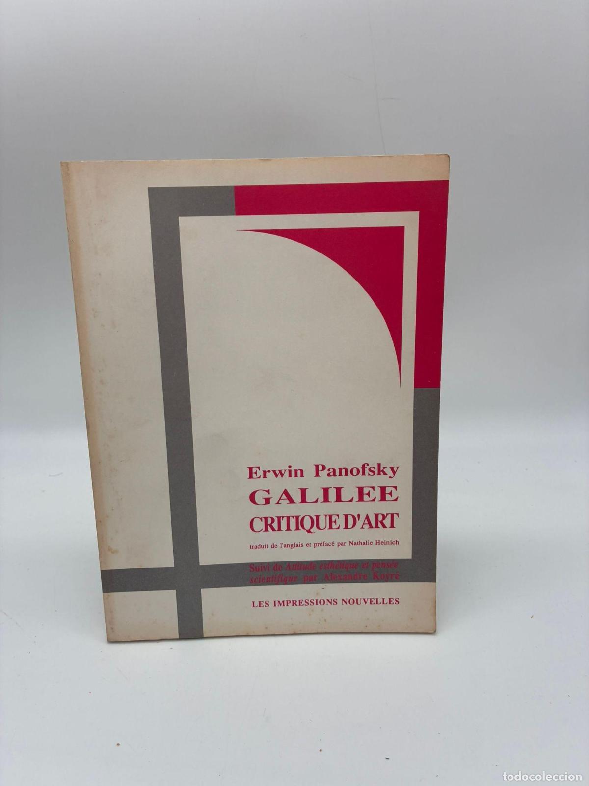 Libros: PANOFSKY, Erwin. - Galilee critique d'art.