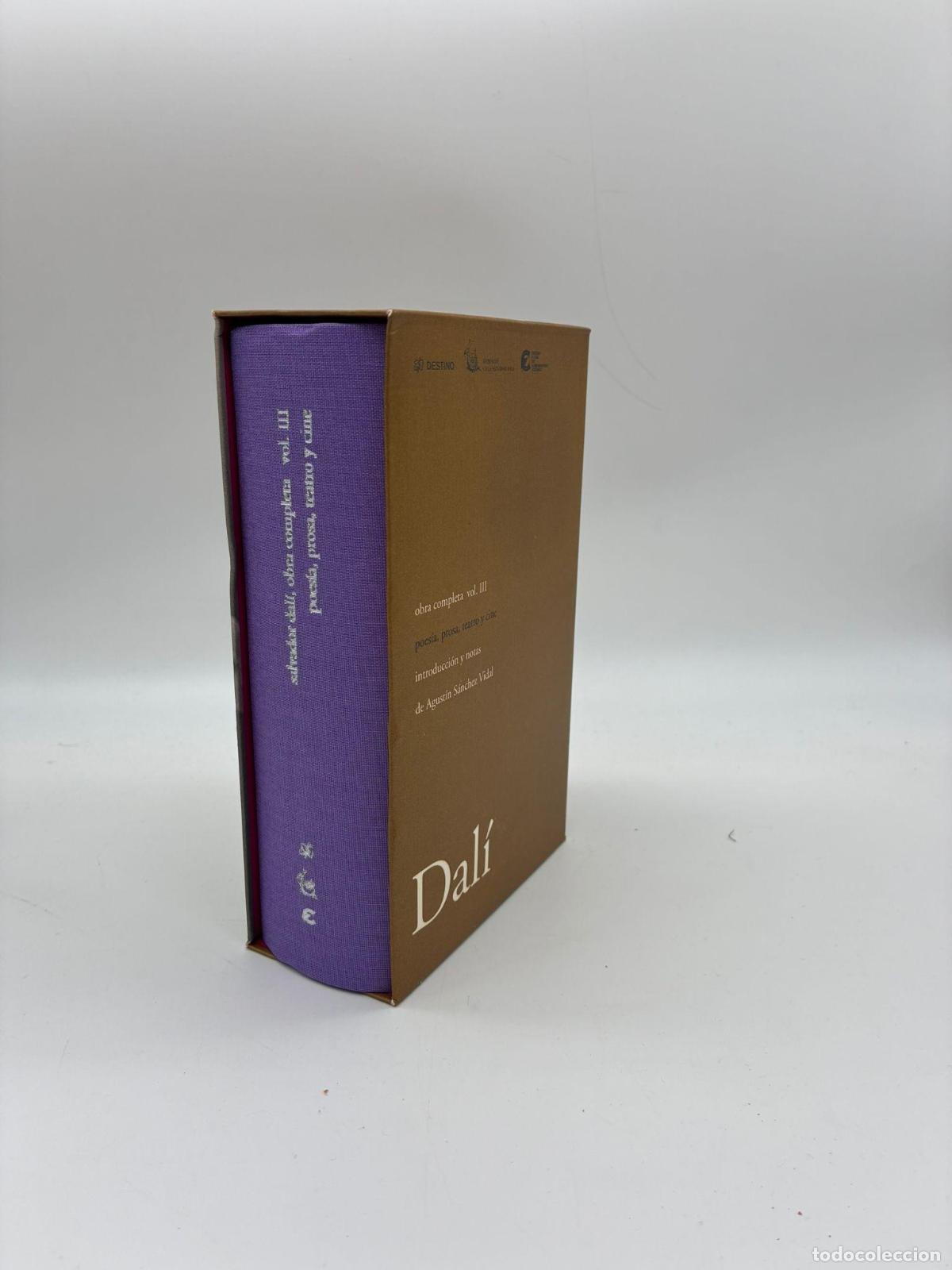 Libros: S&Aacute;NCHEZ VIDAL, Agust&iacute;n. - Salvador Dal&iacute;, obra completa Vol. III. Poes&iacute;a, prosa, teatro y cine.