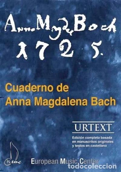 Libros: Cuaderno de Anna Magdalena Bach- 9790801237323