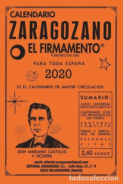 Libros: Calendario Zaragozano 2020- 9788494641954