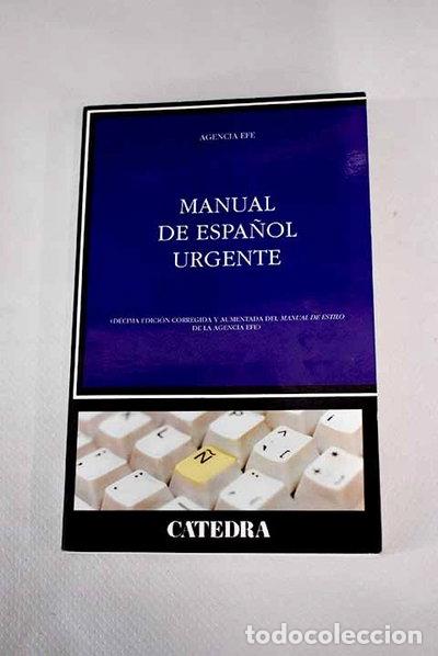 Libros: Manual de espa&ntilde;ol urgente- 9788437605333