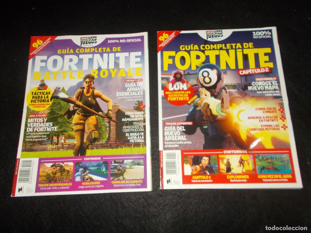Libros: 2 GU&Iacute;A COMPLETA FORTNITE: BATTLE ROYALE (2015) y CAP&Iacute;TULO 2 (2018). New Super Juegos Revista Juego