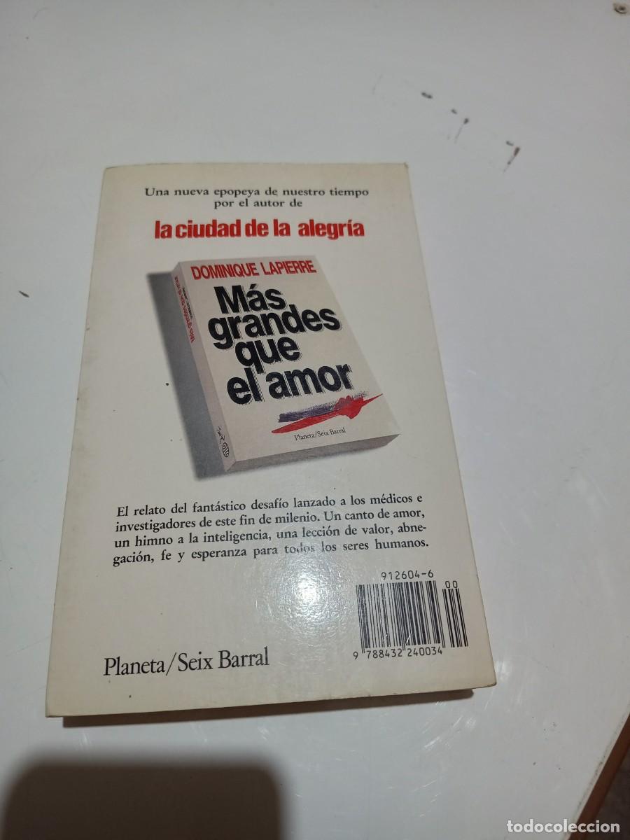 Libros: LA CIUDAD DE LA ALEGR&Iacute;A - DOMINIQUE LAPIERRE - Foto 3