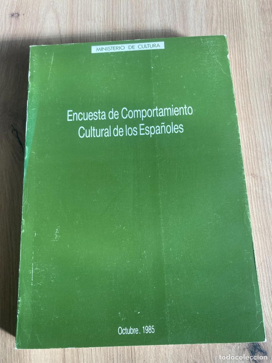 Libros: Encuesta de comportamiento cultural de los espa&ntilde;oles 1986