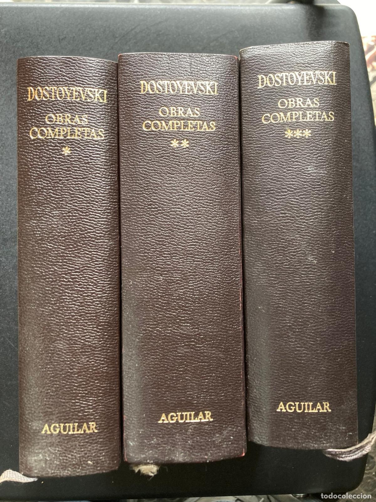 Libros: F. Dostoyevski - Obras completas. 3 tomos
