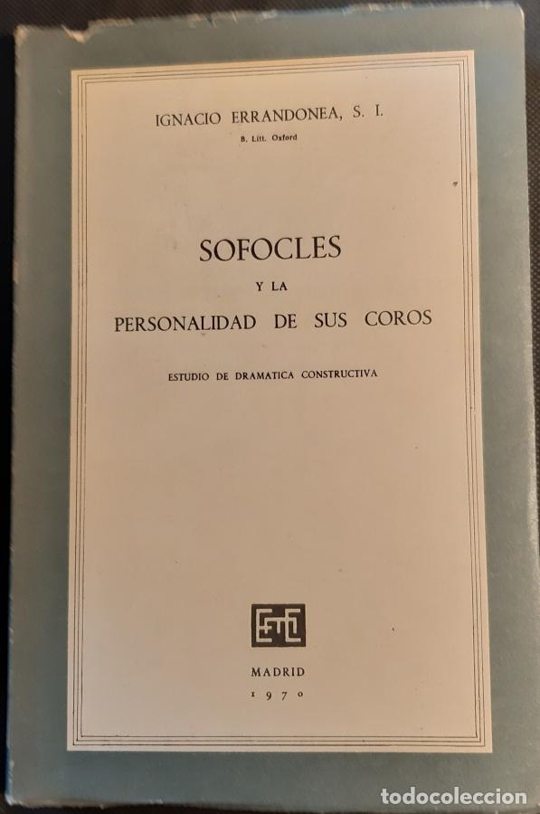 Libros: S&oacute;focles y la personalidad de sus coros - Ignacio Errandonea, S.L. - Foto 3