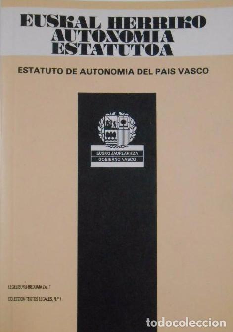 B&uuml;cher: ESTATUTO DE AUTONOM&Iacute;A DEL PA&Iacute;S VASCO / EUSKAL HERRIKO AUTONOMIA ESTATUTOA - 0