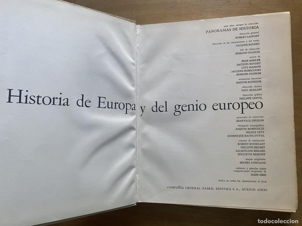 B&uuml;cher: Historia de Europa y del genio europeo - Laffont Robert.