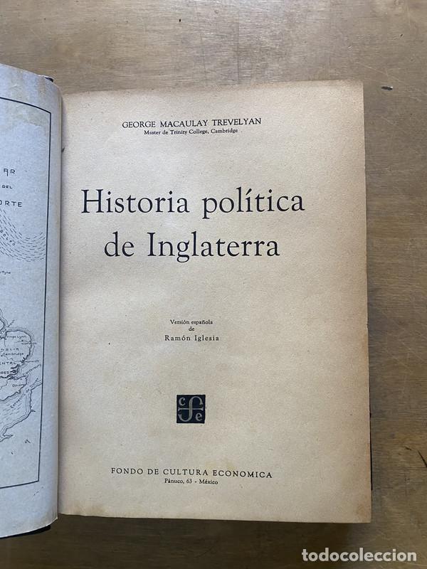 B&uuml;cher: Historia politica de Inglaterra - Trevelyan George Macaulay
