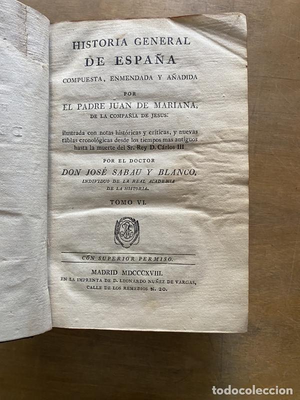 Libros: Historia General de Espa&ntilde;a - Mariana Juan de - Foto 1