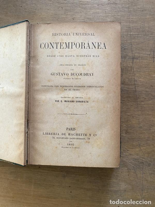 Libri di seconda mano: Historia Universal Contemporanea - Ducoudray Gustavo