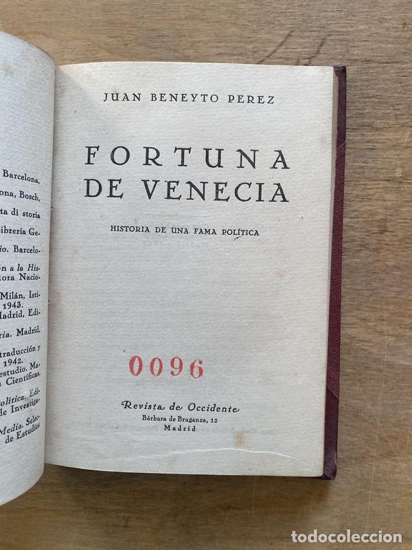 B&uuml;cher: Fortuna de Venecia - Perez Juan Beneyto