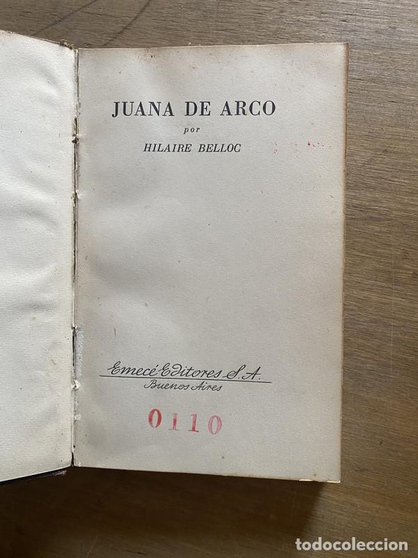books: Juana de Arco - Belloc Hilaire