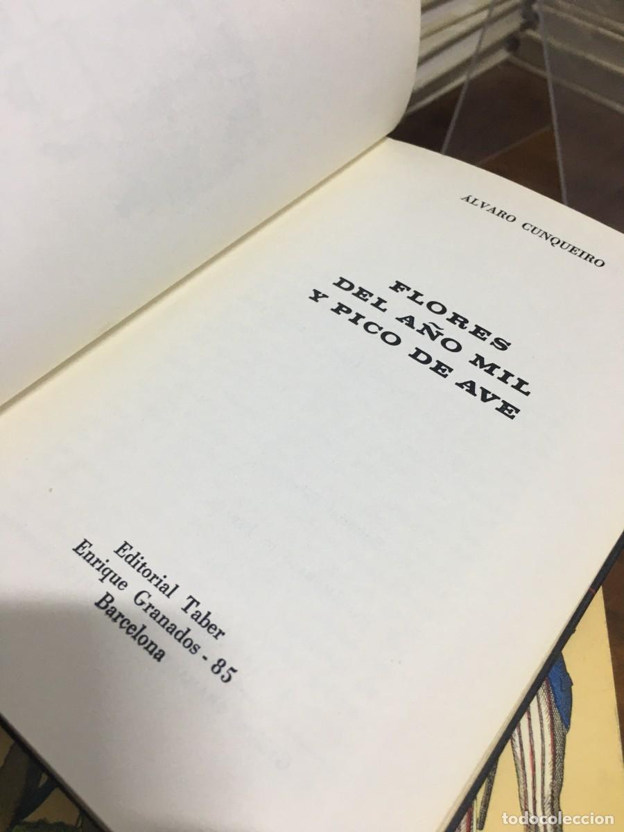 Libros: Flores del a&ntilde;o mil y pico de ave &Aacute;lvaro Cunqueiro - Foto 2