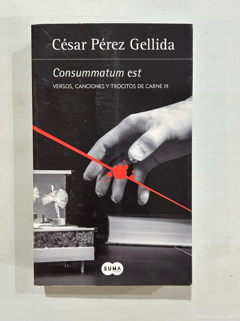 Libros: C&eacute;sar P&eacute;rez Gellida - Consummatum est