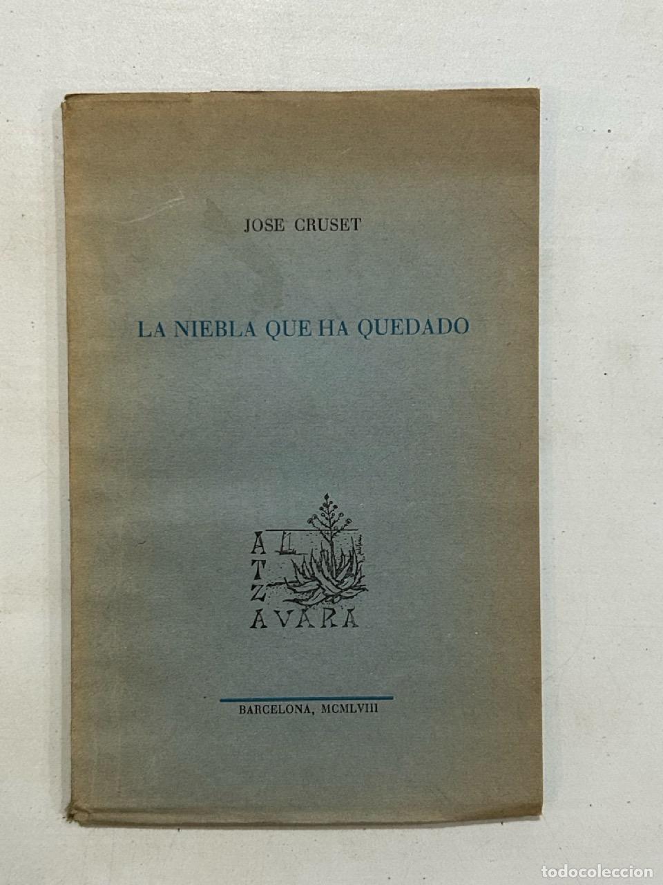 Libros: Jose Cruset - La niebla que ha quedado