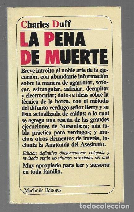 Libros: PENA DE MUERTE - LA - DUFF, CHARLES - Foto 1