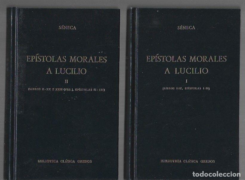 Libros: EPISTOLAS MORALES A LUCILIO (2 TOMOS) - SENECA, LUCIO ANNEO