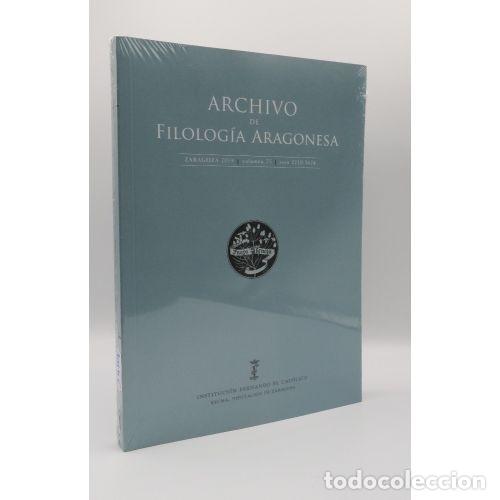 Livres: ARCHIVO DE FOLOLOGIA ARAGONESA. VOL 75 - INSTITUCI&Oacute;N FERNANDO EL CAT&Oacute;LICO