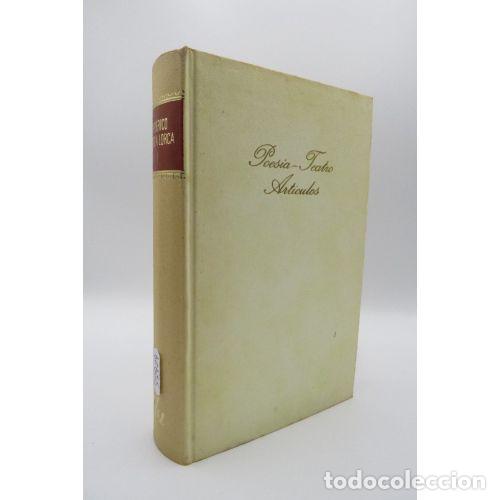 books: POES&Iacute;A TEATRO ART&Iacute;CULOS - FEDERICO GARCIA LORCA I - LORCA