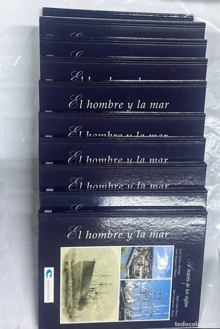 Livros em segunda m&atilde;o: El hombre y la mar. 10 Vol&uacute;menes. Historia naval.