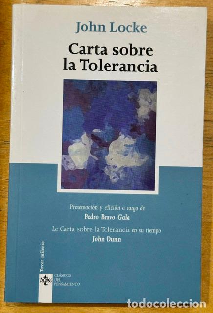 Libros: CARTA SOBRE LA TOLERANCIA - LOCKE, John
