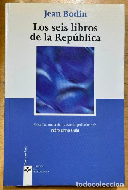 Libros: LOS SEIS LIBROS DE LA REPUBLICA - BODIN, Jean