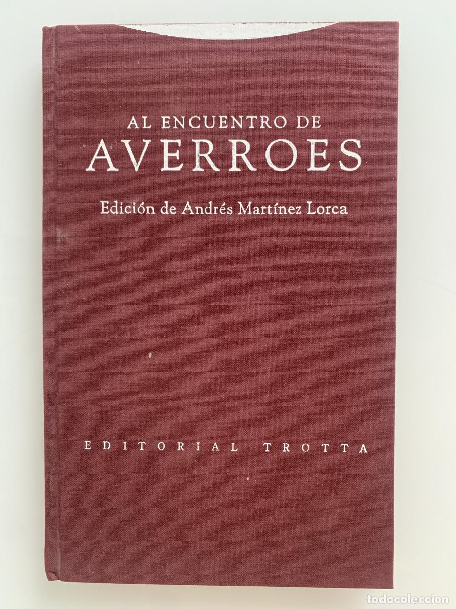 books: AL ENCUENTRO DE AVERROES - Andr&eacute;s Mart&iacute;nez Lorca (editor)