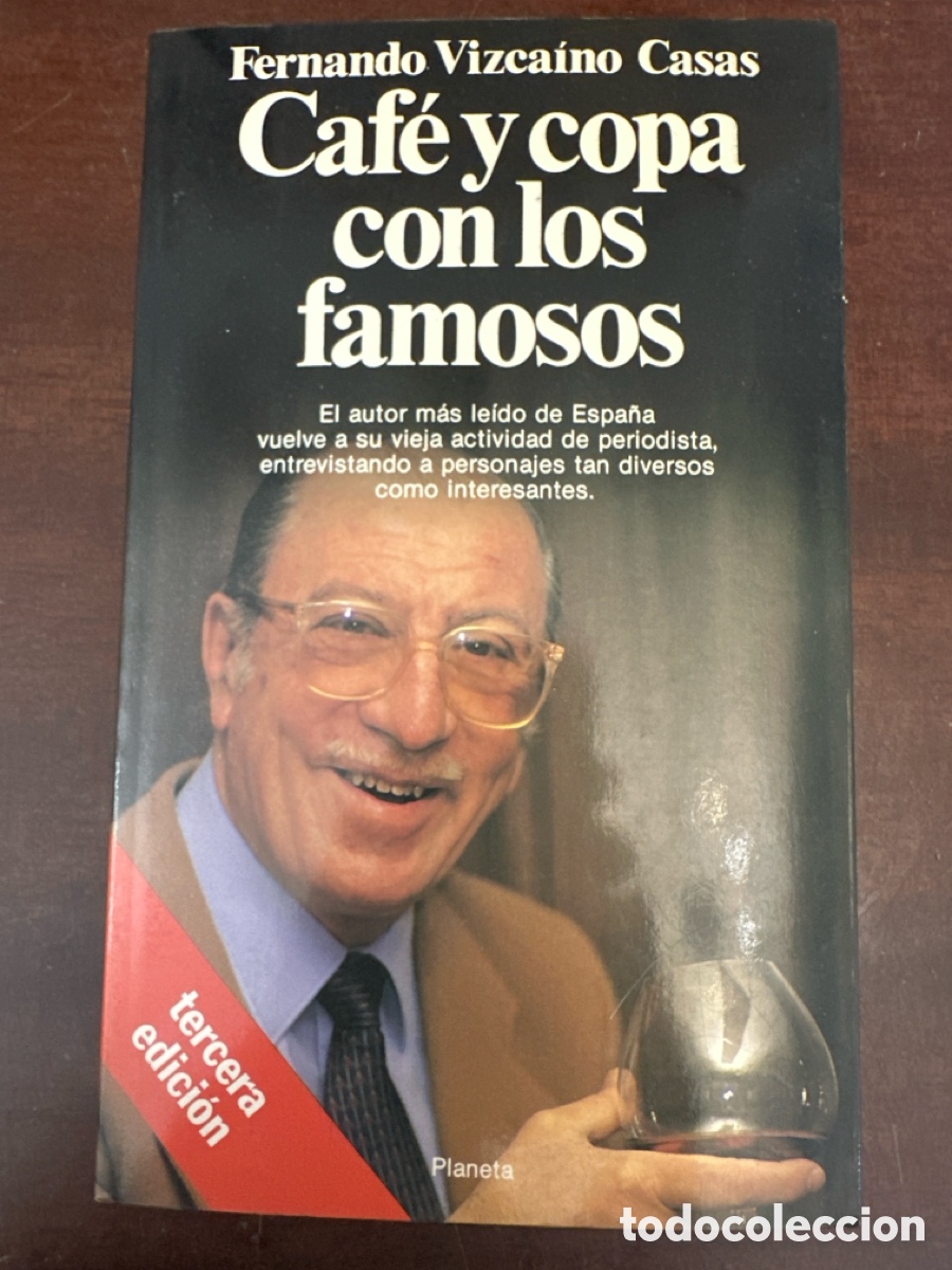 Libros: CAFE Y COPA CON LOS FAMOSOS - FERNANDO VIZCAINO CASAS / COLECCION DOCUMENTO