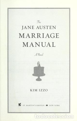 Libros: The Jane Austen Marriage Manual - Kim Izzo - Kim Izzo