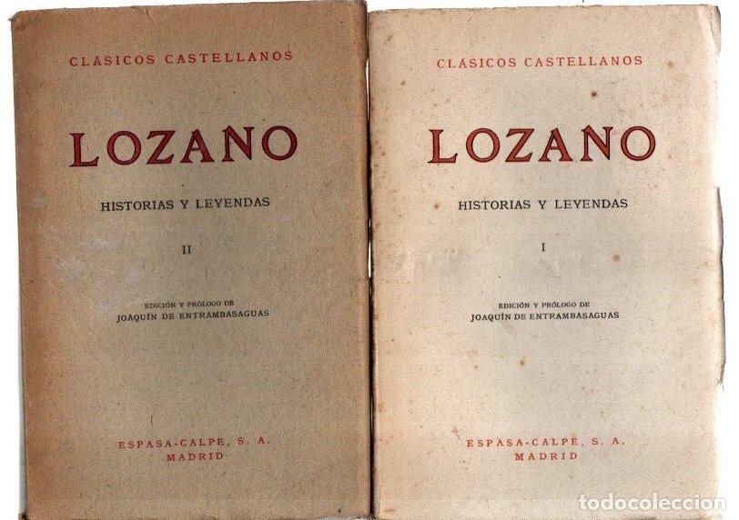 Libros: Lozano. Historias y leyendas I y II - Entrambasaguas, Joaqu&iacute;n de