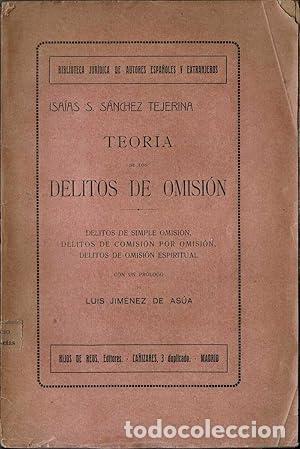 Livres: Teoria de los Delitos de Omision
