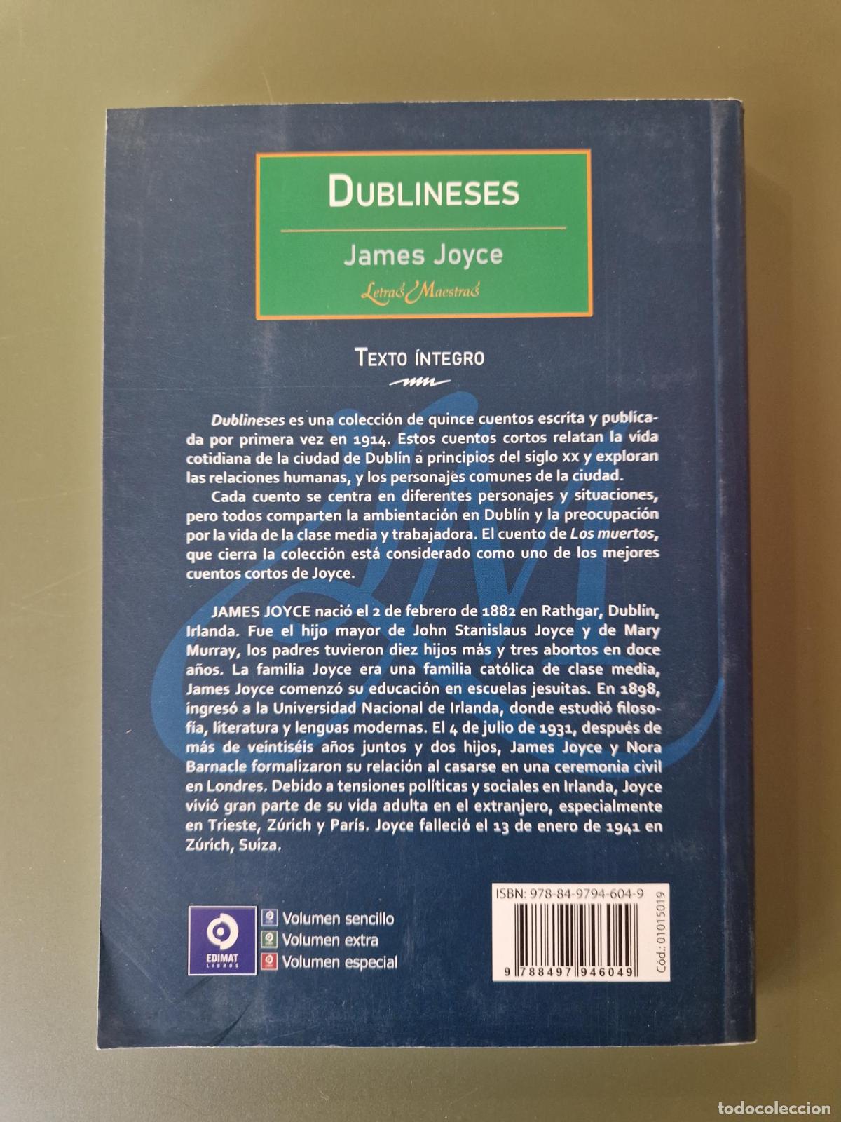 Libros: DUBLINESES - Joyce, James - Foto 2