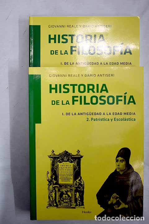 Libros: Historia de la filosof&iacute;a.- Reale, Giovanni