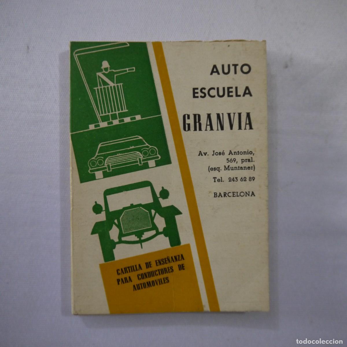Libros: CARTILLA DE ENSE&Ntilde;ANZA PARA CONDUCTORES DE AUTOM&Oacute;VILES - AUTO ESCUELA GRAN VIA - 1965