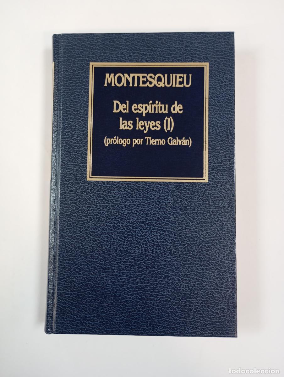 Libros: Del esp&iacute;ritu de las leyes (I). Orbis 30. - Montesquieu. TDK572