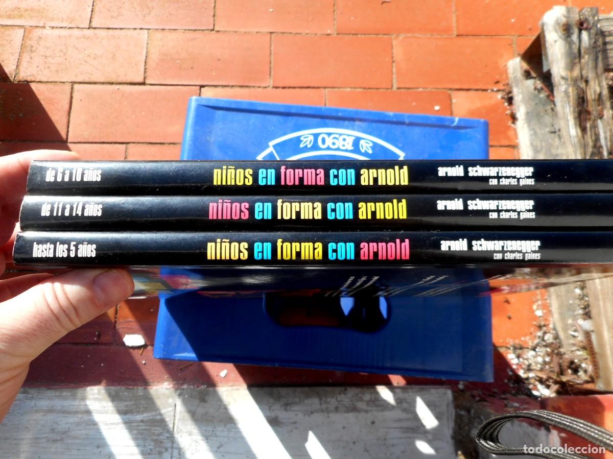 Libros: NI&Ntilde;OS EN FORMA CON ARNOLD (EDICIONES B-1993) ARNOLD SCHWARZENEGGER - CHARLES GAINES - Foto 2