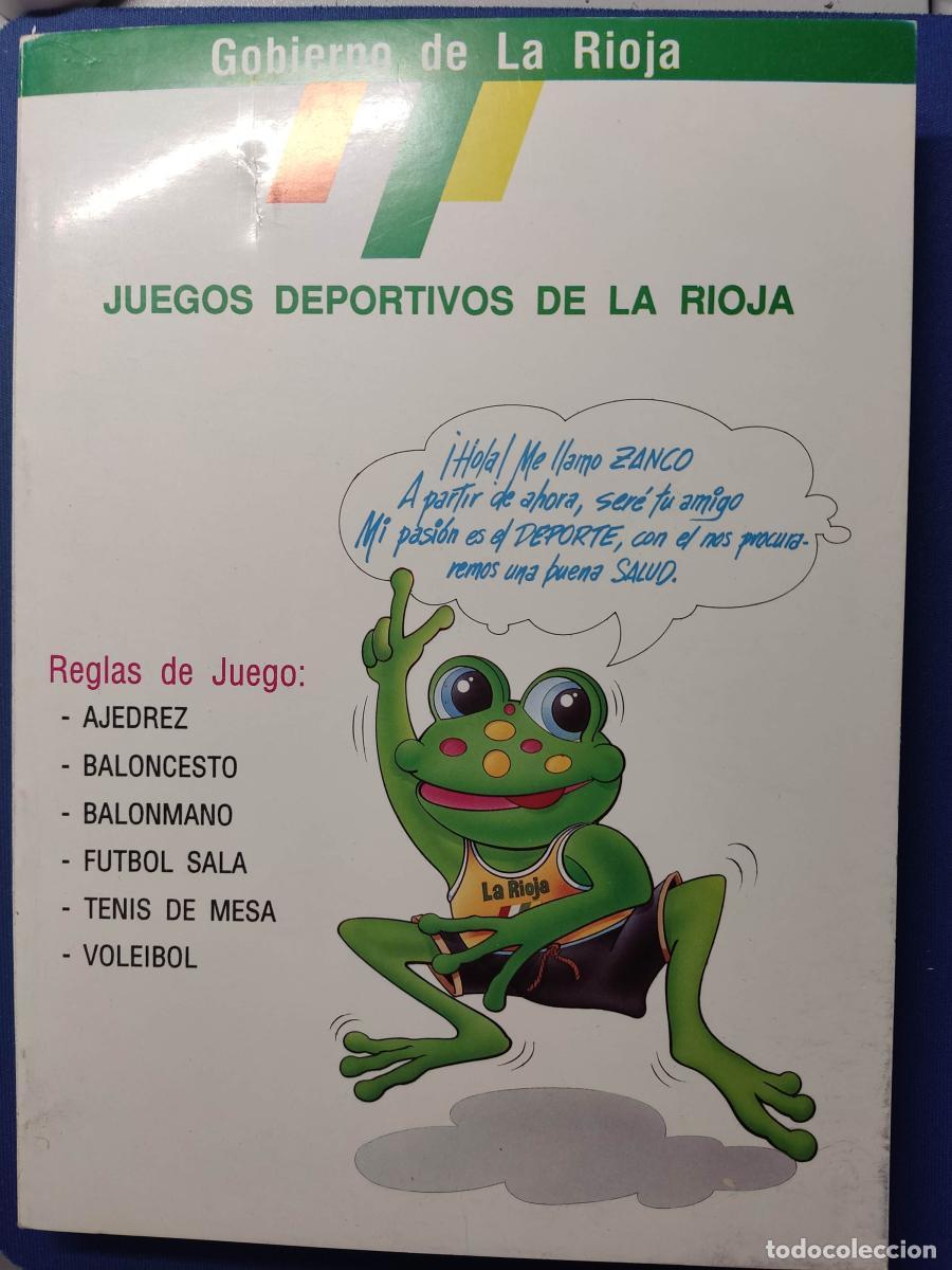 Libros: Juegos deportivos de La Rioja. Ajedrez, baloncesto, balonmano, futbol sala, tenis mesa y voleibol -