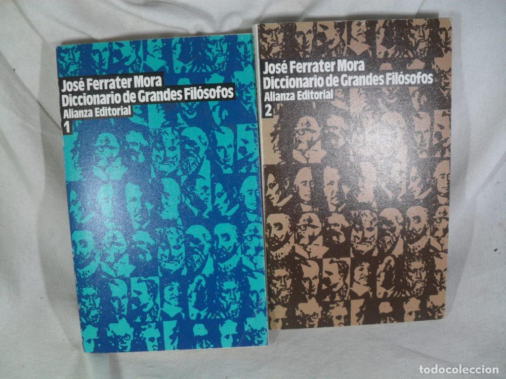 Libri di seconda mano: DICCIONARIO DE GRANDES FILOSOFOS - JOSE FERRATER MORA