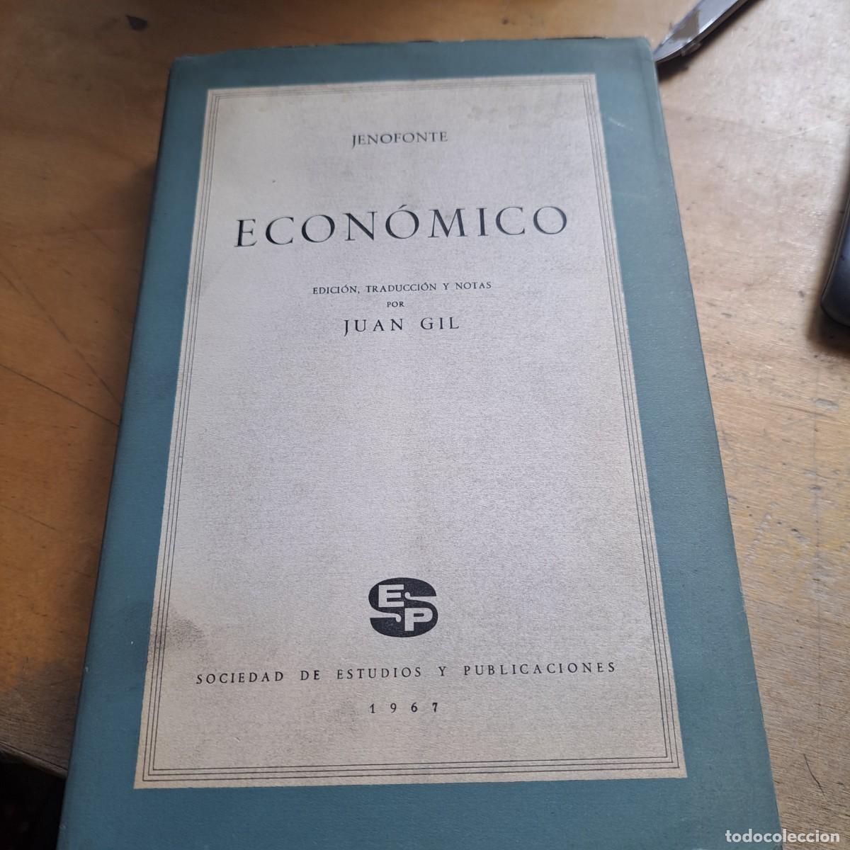 Libros: ECONOMICO JENOFONTE BUEN ESTADO 25 CM Sociedad de Estudios y Publicaciones, Madrid, 1967, edici&oacute;n,