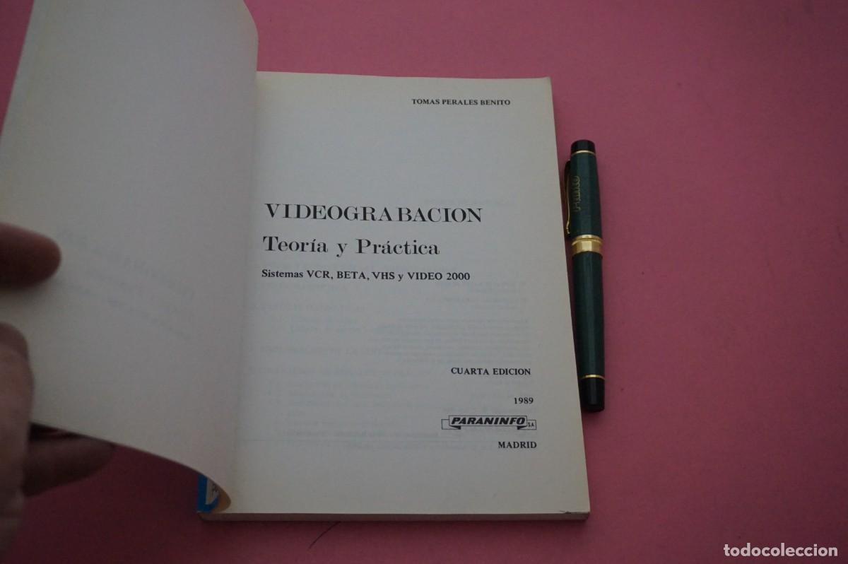 Libros: AMF-33E/ VIDEOGRABACION - TEORIA Y PRACTICA - TOMAS PERALES BENITO - Foto 2