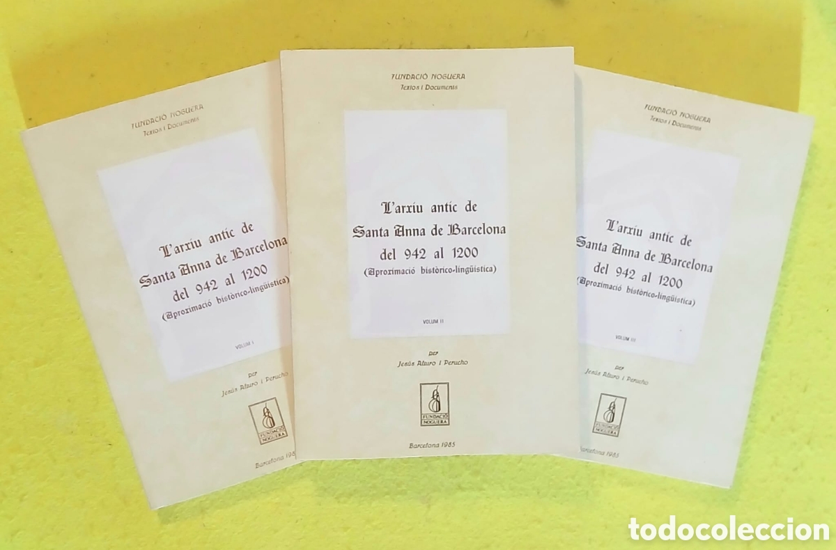 Libros: L'arxiu antic de Santa Anna de Barcelona del 942 al 1200