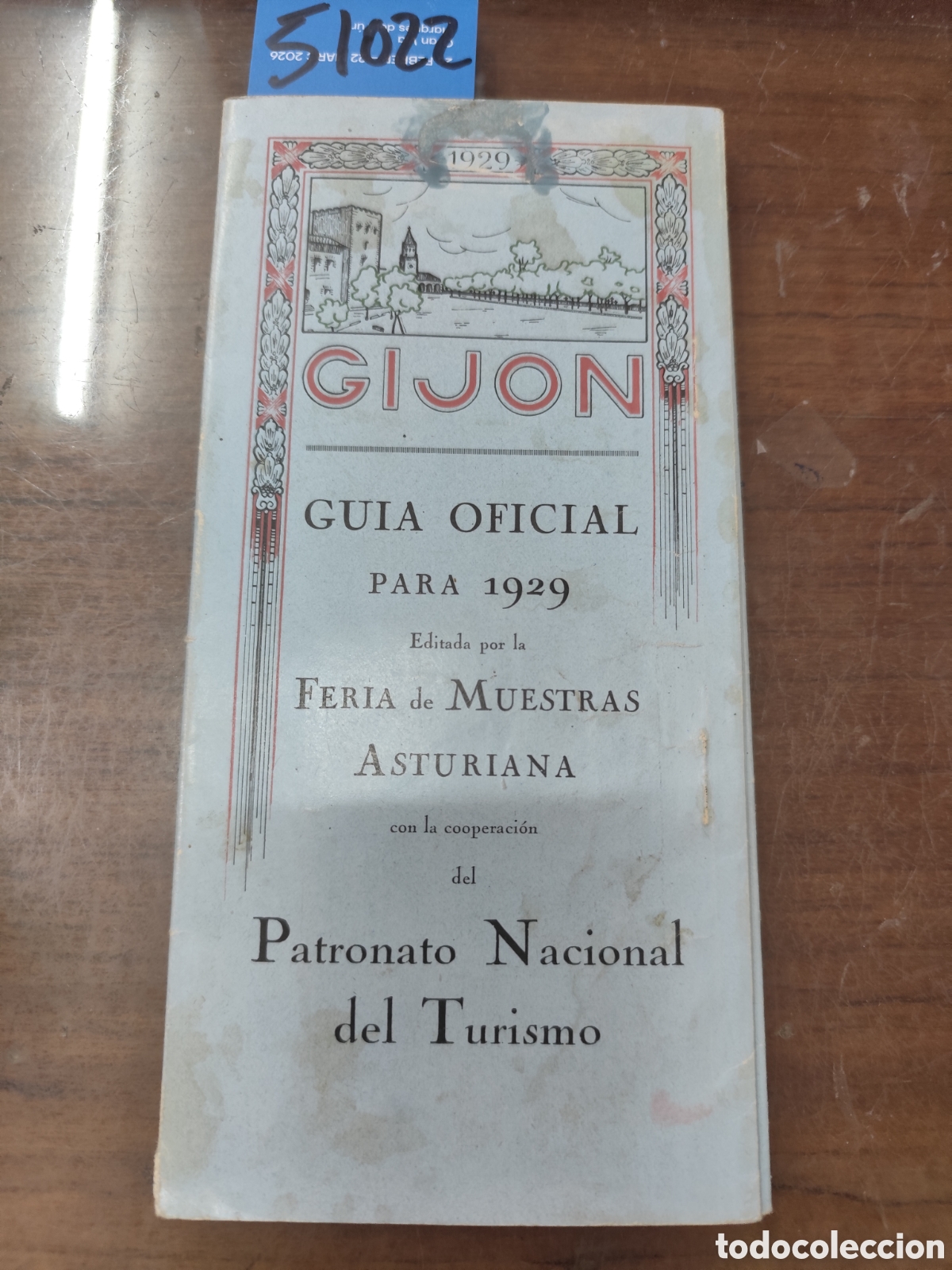 Libri di seconda mano: GIJON. Gu&iacute;a oficial para 1929. Editada por las Feria de Muestras Asturianas. Asturias. 1&ordf; Edici&oacute;n. A