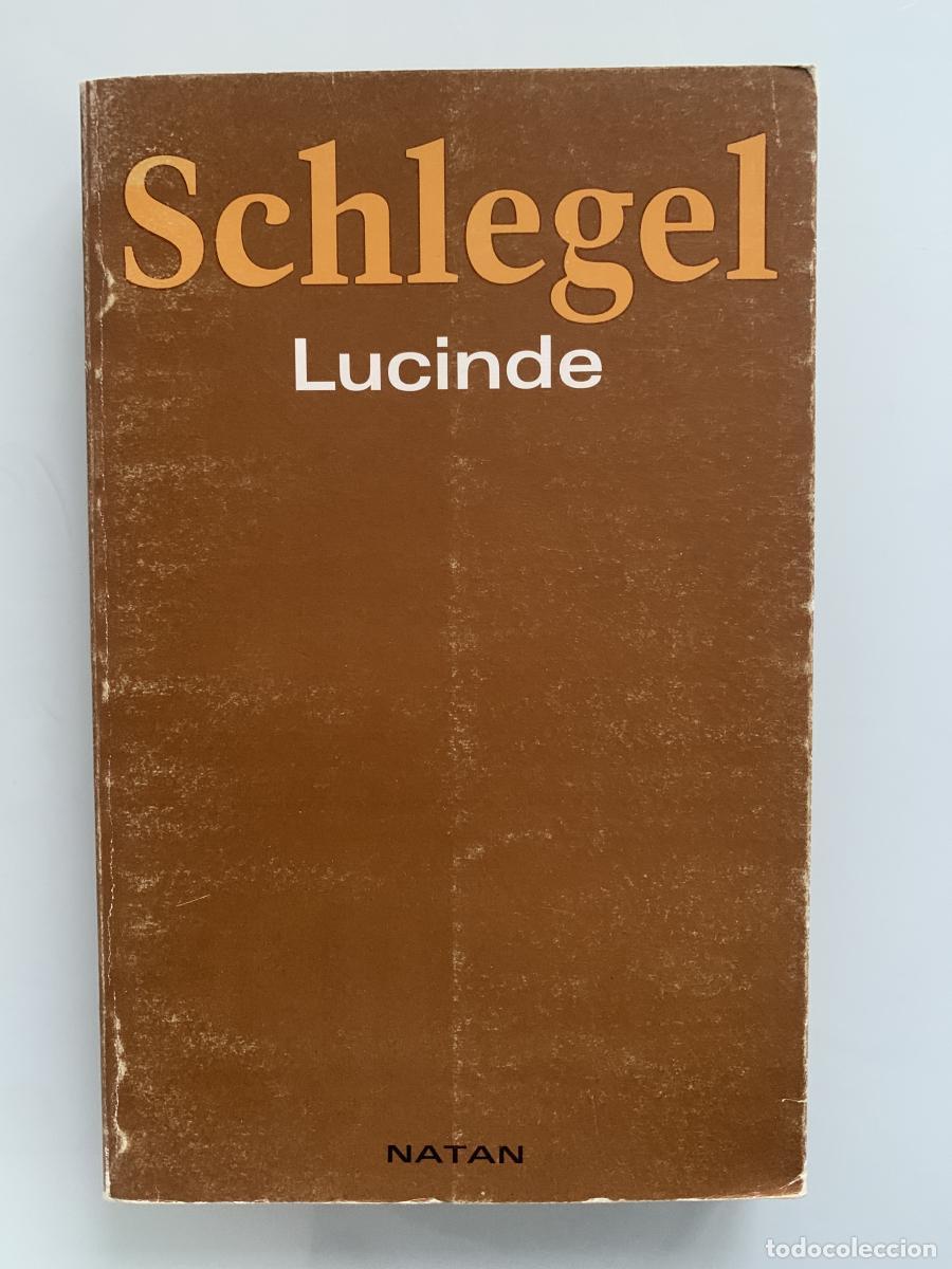 Libros: LUCINDE - Friedrich Schlegel