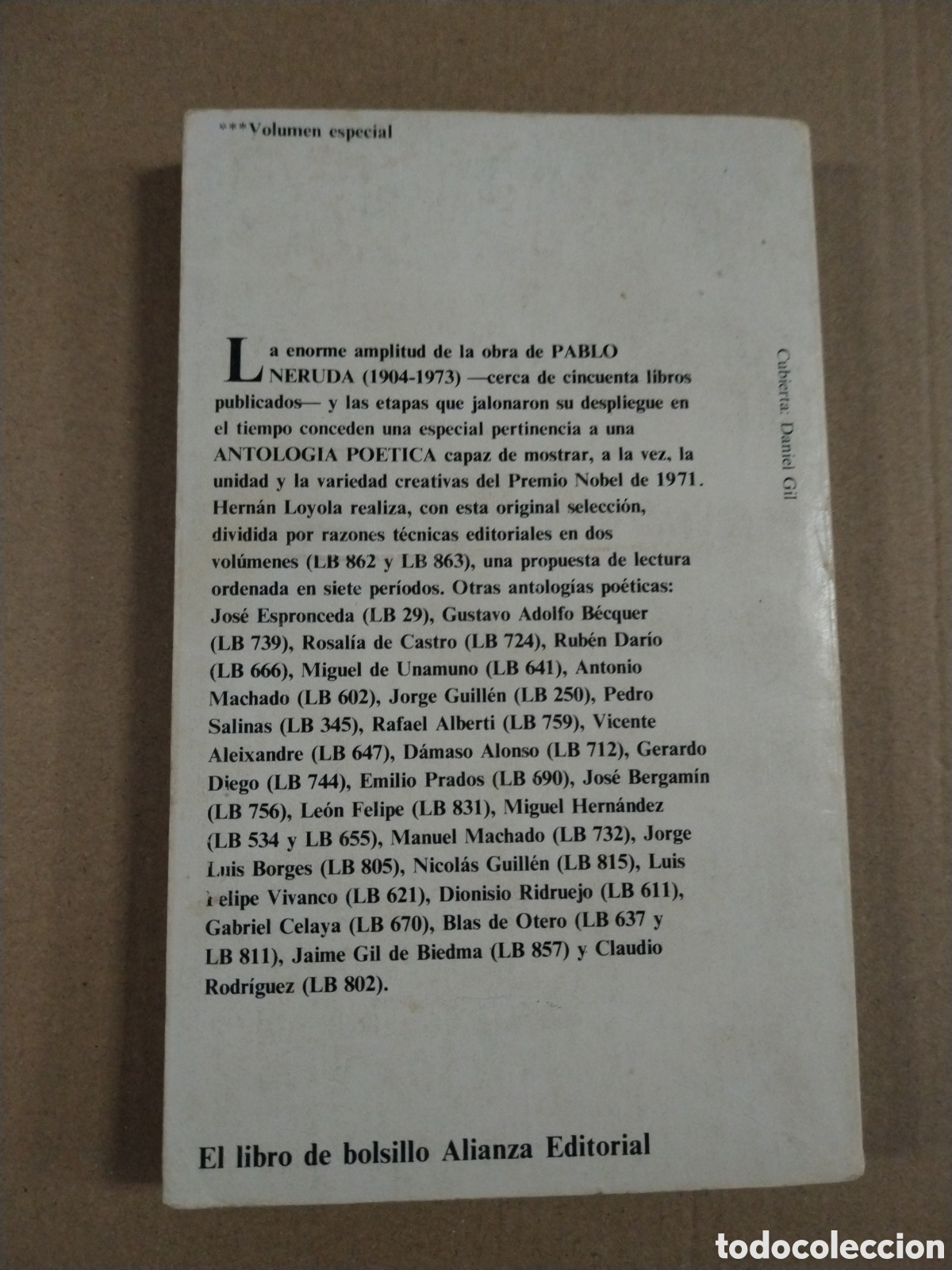 Libros: PABLO NERUDA. ANTOLOGIA POETICA. - Foto 2