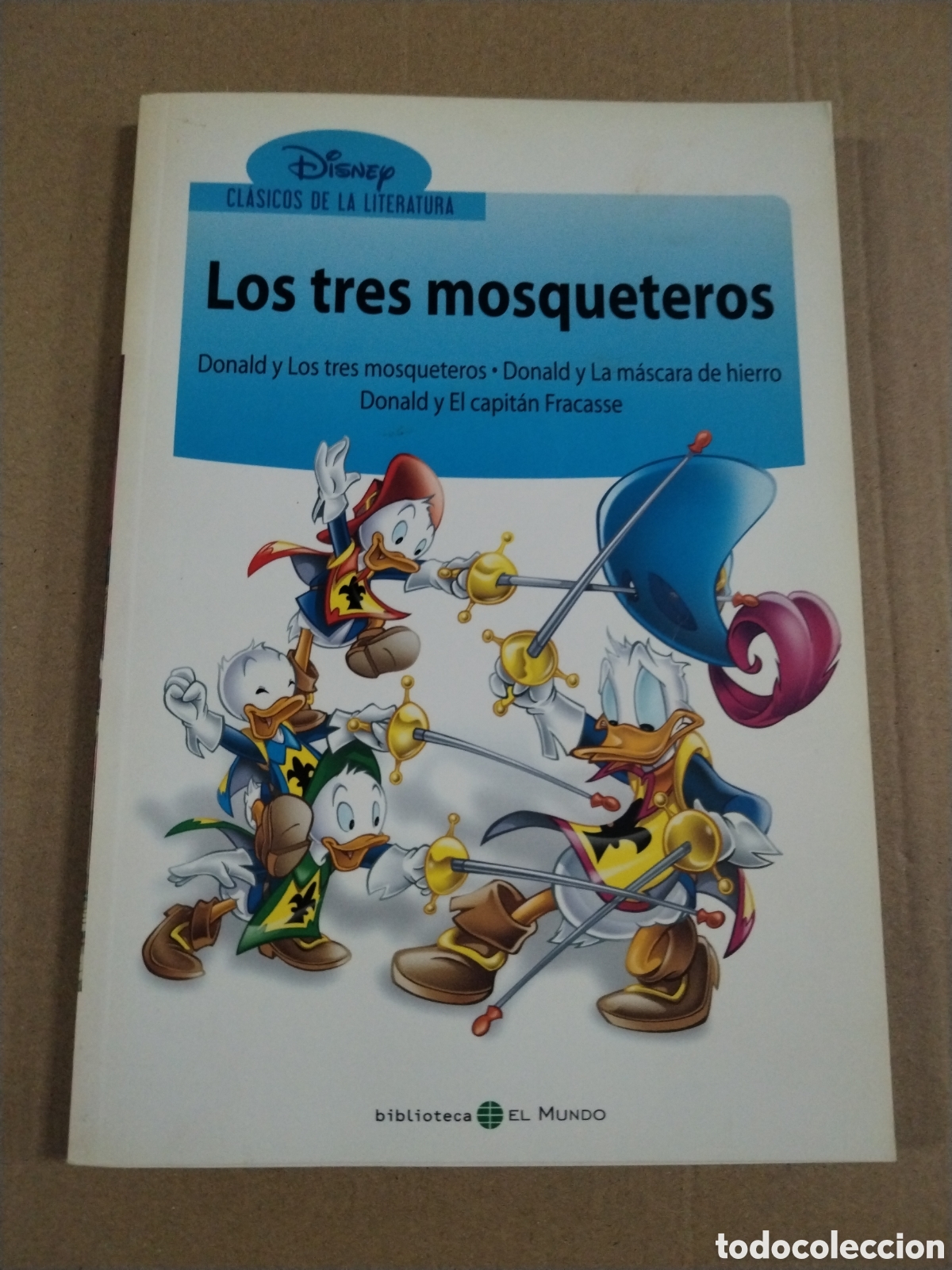 books: LOS TRES MOSQUETEROS - DISNEY. CLASICOS DE LA LITERATURA BIBLIOTECA EL MUNDO