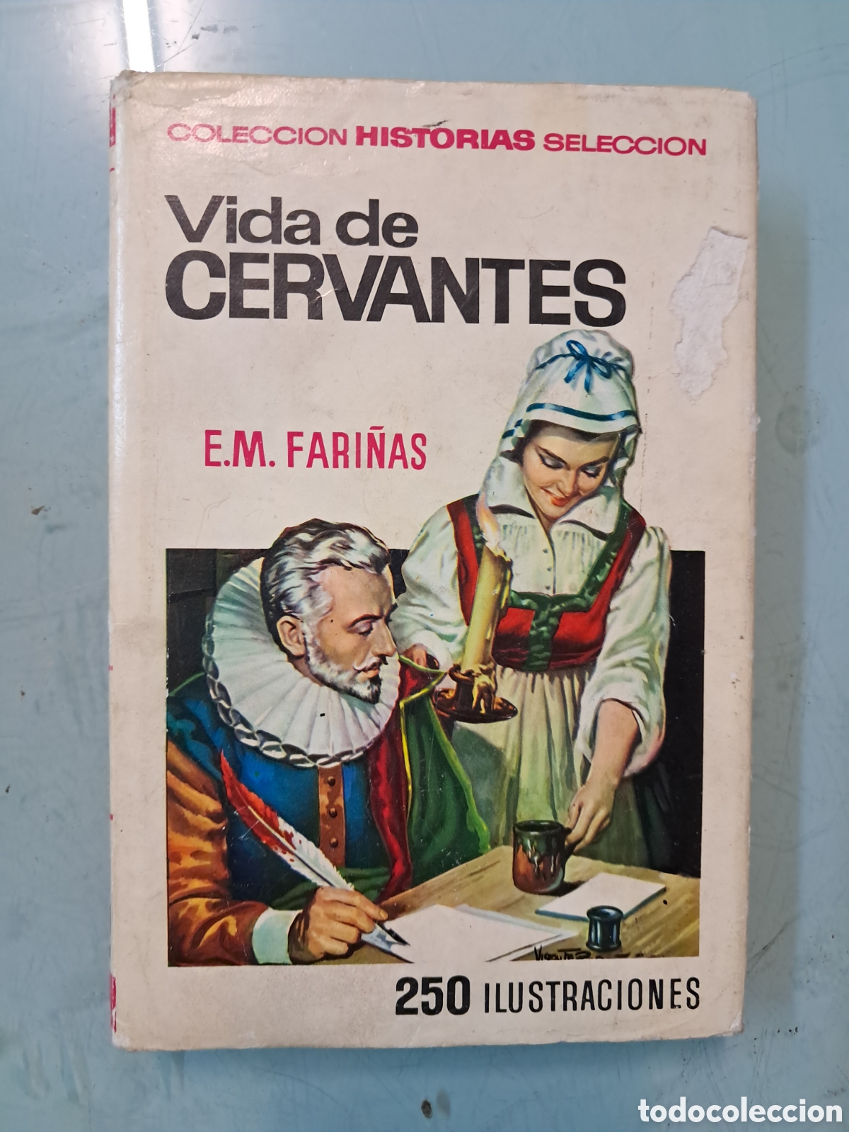 Libros: Fari&ntilde;as, Vida de Cervantes, Historias Selecci&oacute;n, Bruguera