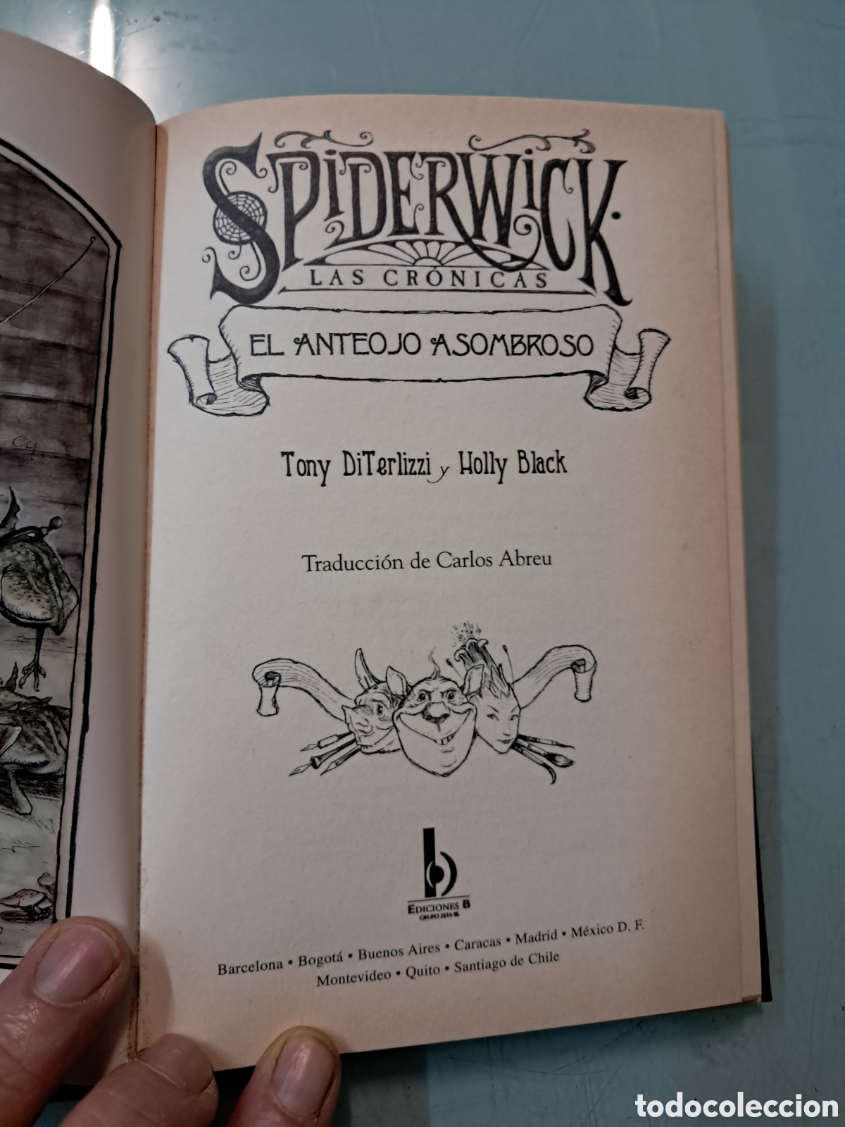 Libros: Spiderwick, Las cr&oacute;nicas, El anteojos asombro, Ediciones B - Foto 2