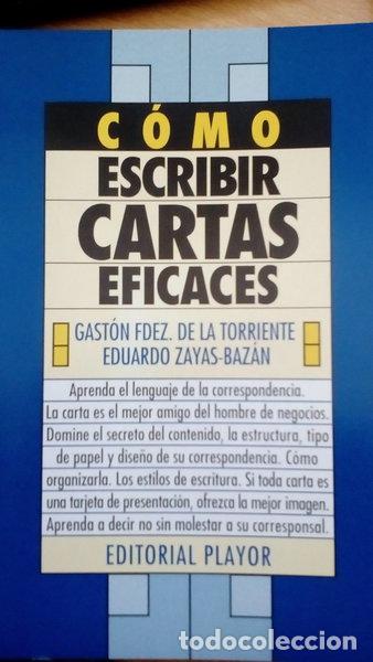 Livres: C&oacute;mo escribir cartas eficaces- 9788435906357