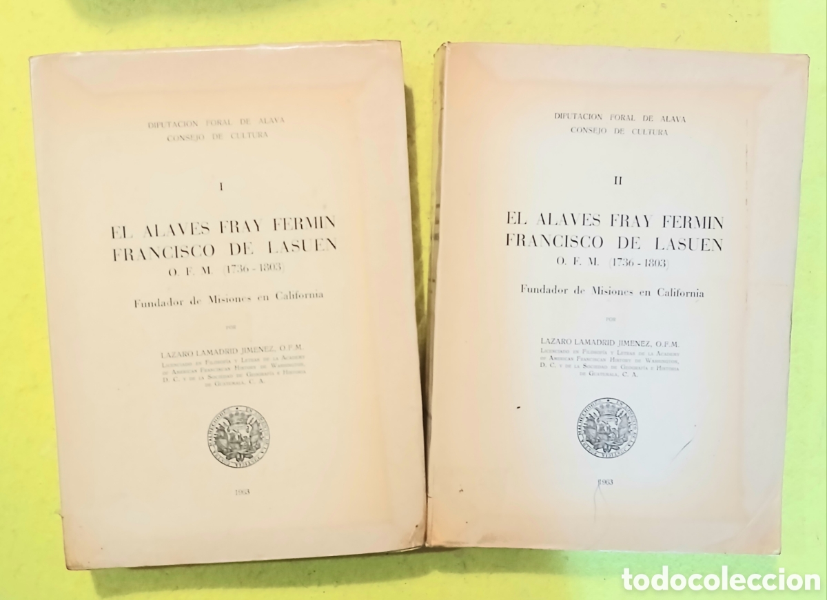 books: El libro fray Fermin Francisco de Lasuen